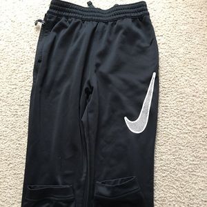 Black nike joggers